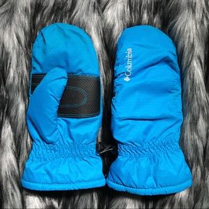 🦇 Blue Columbia Ski Gloves Mittens Youth Large 🦇